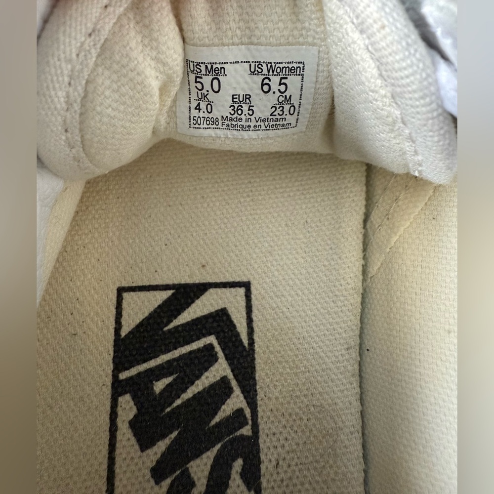 Vans Old School Bleach Wash Sneakers - Picture 12 of 12